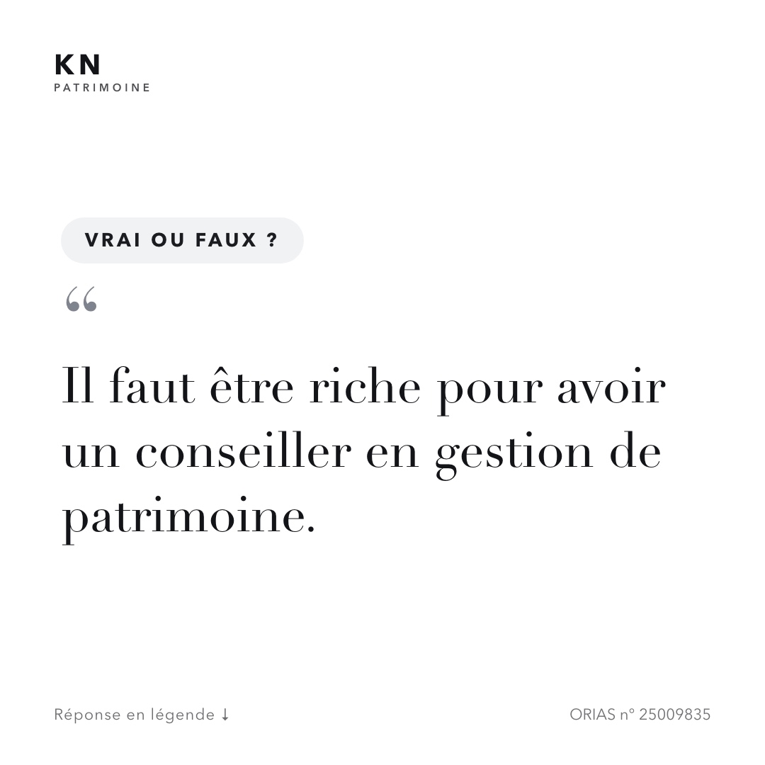 Vrai ou faux : la gestion de patrimoine est réservée aux riches